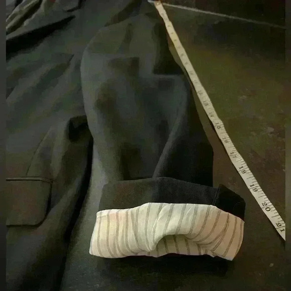 Pronto Uomo Platinum Sz 42R Black 100% Wool Blazer Jacket Sport Coat - Picture 6 of 9